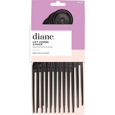 Diane Plastic Lift Comb 8.75" / 3 Pack