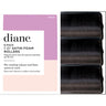 Diane Satin Foam Rollers Black - 1-1/2" / 6 Pack