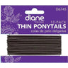 Diane Thin Ponytails 12 Pack - Black