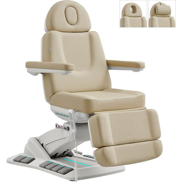 DIR Aurora Medical Spa Table - 4 Motors with Electrical Hand and Foot Remote Control - Beige / Available in White, Black, Grey and Beige