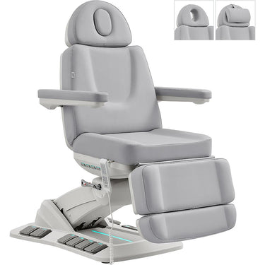 DIR Aurora Medical Spa Table - 4 Motors with Electrical Hand and Foot Remote Control - Grey / Available in White, Black, Grey and Beige