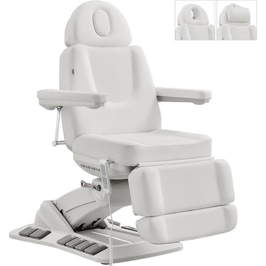 DIR Aurora Medical Spa Table - 4 Motors with Electrical Hand and Foot Remote Control - White / Available in White, Black, Grey and Beige