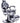 Barber Chair Vanquish - Chrome Finish by DIR Salon Furniture