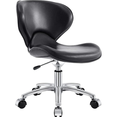 Esperto Low Pedicure Stool - BLACK / 10.25" - 12.25" Adjustable Seat Height by DIR Salon Furniture