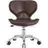 DIR Esperto Low Pedicure Stool - BROWN / 10.25" - 12.25" Adjustable Seat Height