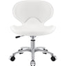 Esperto Low Pedicure Stool - WHITE / 10.25" - 12.25" Adjustable Seat Height by DIR Salon Furniture