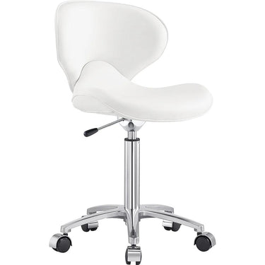 Esperto Stool - WHITE / 16.5" - 23.75" Adjustable Seat Height by DIR Salon Furniture