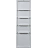 DIR Gondola Single Retail Display Shelf - Gray
