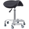 DIR Harmony Medical Saddle Stool - BLACK / 22" - 29.125" Adjustable Seat Height + 6 Wheel Base