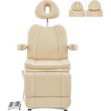 DIR Ink Electric Esthetician Chair - 3 Motors with Electrical Hand and Foot Remote Control - Beige / Available in White, Black, Grey and Beige