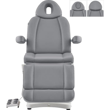 DIR Ink Electric Esthetician Chair - 3 Motors with Electrical Hand and Foot Remote Control - Grey / Available in White, Black, Grey and Beige