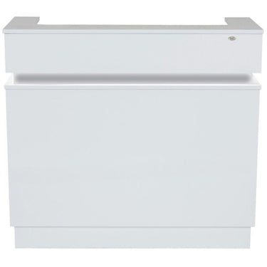 DIR Langara Reception Desk with LED Lighting - Available in White, Black or Grey