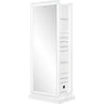 Magic Double LED Lighted Styling Station - WHITE by DIR Salon Furniture