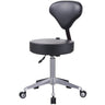 DIR Salon Stool - Medical Stool with Backrest / 21.3" - 32.7" Seat Height