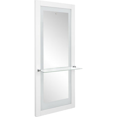 Luna II LED Lighted Hair Salon Station and Wall Mirror by DIR Salon Furniture