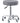 DIR Serene Stool - GRAY / 21" - 28" Adjustable Seat Height + 6 Wheel Base