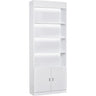 DIR Showcase LED Illumination Retail Display Cabinet - White