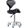 DIR Tao Saddle Stool - BLACK / 21" - 29" Adjustable Seat Height + 6 Wheel Base