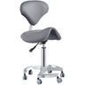 DIR Tao Saddle Stool - GRAY / 21" - 29" Adjustable Seat Height + 6 Wheel Base