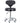 DIR Zen Adjustable Swivel Stool - BLACK / 21" - 28" Adjustable Seat Height + 6 Wheel Base