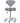 DIR Zen Adjustable Swivel Stool - GRAY / 21" - 28" Adjustable Seat Height + 6 Wheel Base