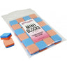 Disinfectable Orange/Blue Sponge Board Nail Files - 180/240 Medium/Fine - 1" Mini Block / 1,512 Mega Case by DHS Products