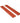Disinfectable Red Rainbow Mylar Nail Files - 80/80 - Red Center - 1-1/8" Jumbo / 1,400 Mega Case by DHS Products