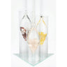 Display for 3 VitaJuwel Gem Water Gemstone Crystal Infuser Wands - Glass