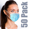 Disposable 3-Ply Protective Ear Loop Face Masks / 50 per Box