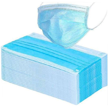 Disposable 3-Ply Protective Ear Loop Face Masks / 50 per Box