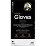 Disposable Black Nitrile Gloves - Small / 100 Count by Product Club