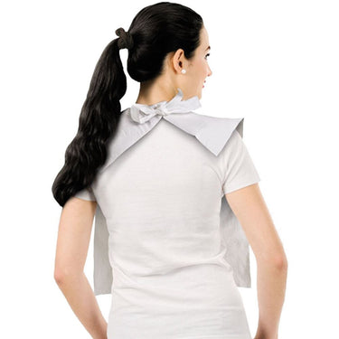Disposable Makeover Bib - White - 21.5" x 17" / Case of 400