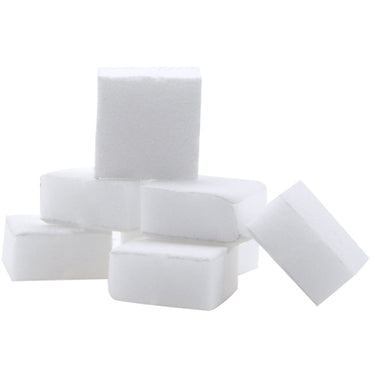 Disposable Mini Blocks - White - 80/150 Grit - 1" x 1" / 1,782 Count