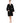 Disposable Non-Woven Kimono Robe - Black / 50 pack