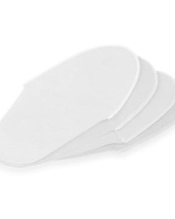 Disposable Paper Pedicure Slippers - White / 25 Pair per Pack X 40 Packs = Case of 1,000 by Encore