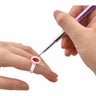 Disposable Plastic Ring for Nail Art, Eyelash Glue, Tattoo Ink - 1 Slot - Pack of 20 Pieces