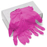 Disposable Powder Free Pink Vinyl Gloves - MEDIUM / 100 Pack