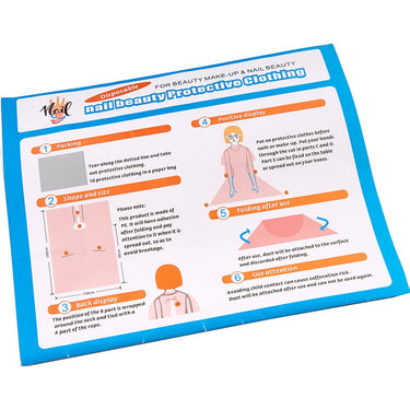 Disposable Protective Gown - Protects Client &amp; Nail Technician - Pack of 10