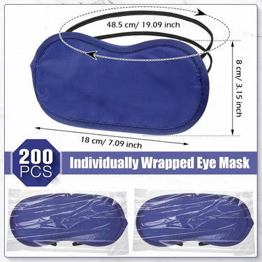 Disposable Spa Eye Mask - Blue - Relaxation & Client Comfort / Case of 200 Masks