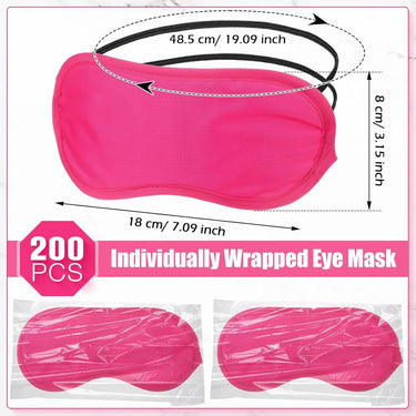 Disposable Spa Eye Mask - Rose - Relaxation & Client Comfort / Case of 200 Masks