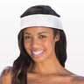 Disposable Stretch Headbands - White - 2" Wide / 8 Packs of 48 = 384 Headbands