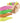 Disposable Thong Pedicure Slippers - Button Type - Assorted Colors / Case of 360 Pairs
