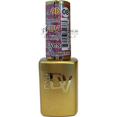 Diva 9D Cat Eye Gel #08 - Kitty Blossom / 0.5 oz. - 15 mL.