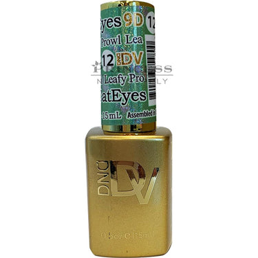 Diva 9D Cat Eye Gel #12 - Leafy Prowl / 0.5 oz. - 15 mL.