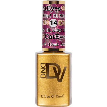 Diva 9D Cat Eye Gel #14 - Hi, Kitty! / 0.5 oz. - 15 mL.