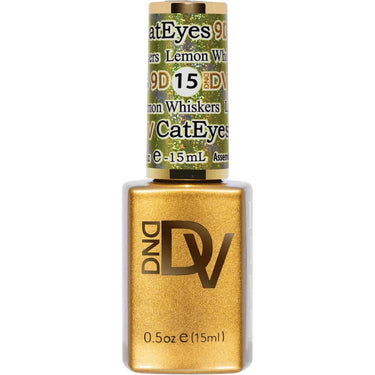 Diva 9D Cat Eye Gel #15 - Lemon Whiskers / 0.5 oz. - 15 mL.