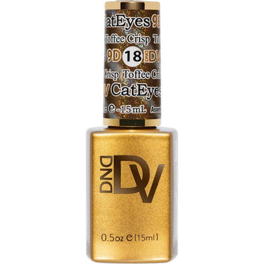Diva 9D Cat Eye Gel #18 - Toffee Crisp / 0.5 oz. - 15 mL.