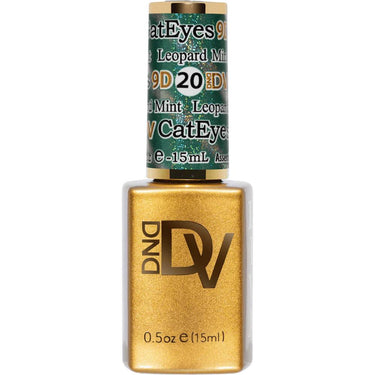 Diva 9D Cat Eye Gel #20 - Leopard Mint / 0.5 oz. - 15 mL.
