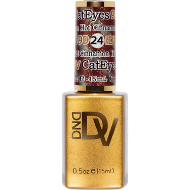 Diva 9D Cat Eye Gel #24 - Hot Cinnamon / 0.5 oz. - 15 mL.