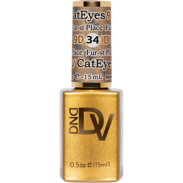 Diva 9D Cat Eye Gel #34 - Fur-st Place / 0.5 oz. - 15 mL.